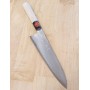 Couteau de chef japonais gyuto SHIGEKI TANAKA Vg-10 damas - Taille:210mm