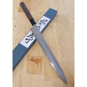 Couteau japonais Yanagiba - Miura - Damas shirogami 2 - Taille24/27cm