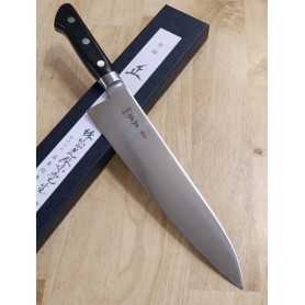 Couteau de chef japonais gyuto MASAMOTO SOHONTEN Hyper molybdène Taille:21/24/27cm