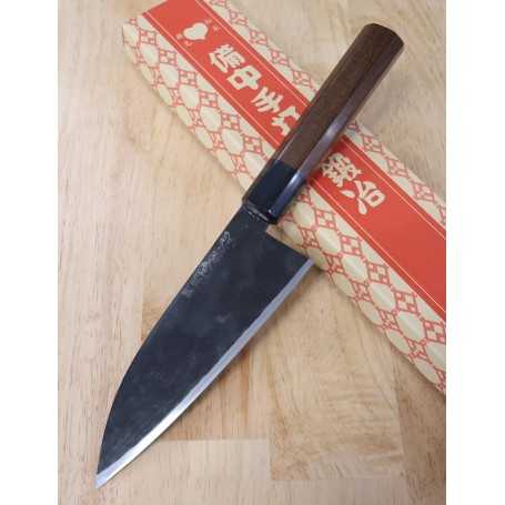 Couteau Santoku Japonais fait à la main - Ko Sasa - TAKEDA HAMONO - Acier Super Bleu - Taille : 15cm