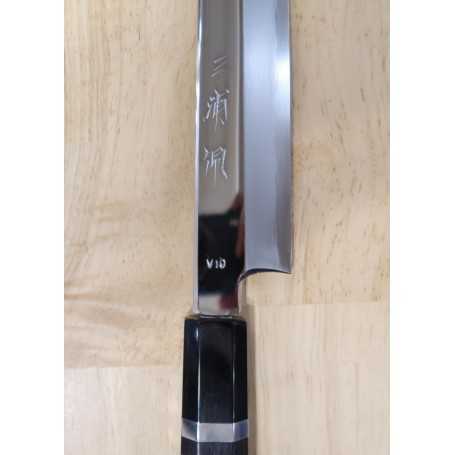 Couteau de Cuisine Japonais en Bois d'Ébène