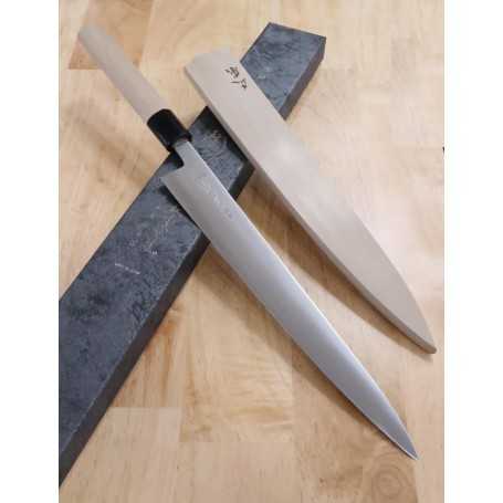 Couteau japonais à trancher sujihiki MASAMOTO SOHONTEN Acier suédois Taille:24cm