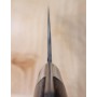 Couteau japonais Santoku - TAKESHI SAJI - Acier Damascus R2 - Diamond Finish - Dimension: 21cm