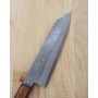 Couteau japonais Kiritsuke Bunka - MIURA Carbon aogami super Taille:16,5/18,5cm