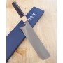 Japanese Nakiri knife - YUTA KATAYAMA - Damascus VG-10 - damascus - Size:17cm
