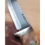 Couteau à fourreau japonais fait main - TAKEDA HAMONO - Super Blue Steel - Maplewood - Taille : 10cm