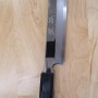 Couteau japonais Kengata Yanagiba - MIURA - manche en ébène Obidama mirroré Serie - Taille : 27/30cm