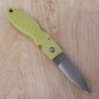 Couteau japonais - Couteau Moki - TP-921 / a2 - Coup jaune moutarde - AUS-8 - Taille:6.3cm