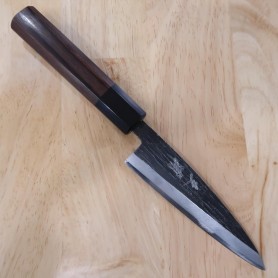 Couteau japonais kaisaki - Miura - Aogami 2 - manche en bois de rose - Taille12cm