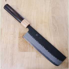 Couteau japonais Nakiri - MIURA - Super Aogami - Black Finish - Dimension: 17cm