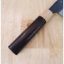 Couteau japonais Nakiri - MIURA - Super Aogami - Black Finish - Dimension: 17cm