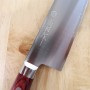 Couteau japonais Santoku - TAKAMURA HAMONO - Série Super Gold R2 - Dimension: 17cm