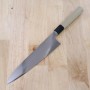 Couteau de chef japonais gyuto TAKADA NO HAMONO Ginsan Suiboku Taille:24cm