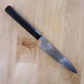 Couteau japonais - MIURA - Itadaki Serie - Yoshikazu Tanaka - hairline - manche en ébène - Taille:15cm