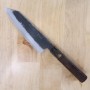 Couteau japonais Bunka - MIURA - Aogami Super Serie - Kurouchi - Carbone Aogami Super- Manche en bois de rose - Tailles : 16.5cm