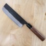 Japanese nakiri Knife - YAMAMOTO HAMONO - Blue Steel No.2 - Sizes: 17cm