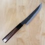 Japanese butcher knife NIGARA Stainless SG2 hammered kurouchi Size:17cm