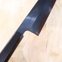 Couteau de chef japonais Wagyuto - KAGEKIYO - Urushi Kuroro Serie - Black Damascus Carbon Blue Steel No.1 - Taille : 21/24cm