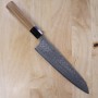 Couteau japonais de gyuto chef - NIGARA - Anmon SPG2 damas - Taille : 21/24CM