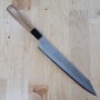 Couteau japonais Kiritsuke Sujihiki Slicer - NIGARA - Migaki Tsuchime SG2 - Taille : 25.5cm
