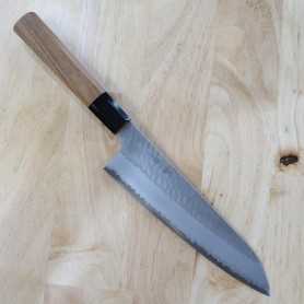 Couteau de chef japonais gyuto - NIGARA - Migaki Tsuchime - SG2 - Taille : 21/24cm