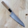 Couteau de chef japonais gyuto - NIGARA - Migaki Tsuchime - SG2 - Taille : 21/24cm