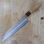 Couteau japonais kiritsuke gyuto MIURA Ginsan nashiji Taille:21/24cm