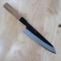 Couteau de chef japonais gyuto - NIGARA - Kurouchi Tsuchime - SG2 - Taille : 21cm