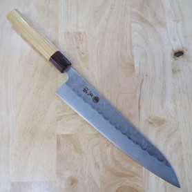 Couteau japonais gyuto - MIURA - Ginsan nashiji - Taille:21/24cm