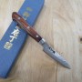Couteau japonais paring MIURA KNIVES - Série Mahogany Damascus - Dimension: 8cm