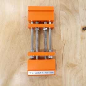 Orange sharpening stone holder with spring - 3GIKEN