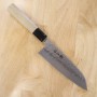 Couteau japonais santoku MIURA Inox AUS10 damas Taille:16,5cm