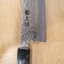 Couteau japonais santoku MIURA Inox AUS10 damas Taille:16,5cm