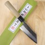 Couteau japonais tsubaki deba - MIYAZAKI KAJIYA - Shirogami 2 - Taille : 15cm