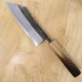 Couteau japonais kiritsuke deba MIYAZAKI KAJIYA Acier bleu Manche en chêne Taille:15cm