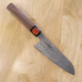 Couteau santoku japonais SHIGEKI TANAKA Spg2 damas - Taille:16,5mm