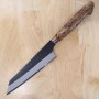 Japanese honesuki knife - NIGARA - SG2 stainless steel - Kurouchi tsutime - Maple custom handle Size:15cm