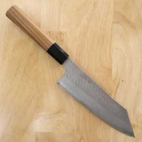 Japanese bunka knife - NIGARA - Migaki Tsuchime - SG2 - Size: 18cm