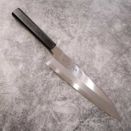 景清KAGEKIYO 白鋼 牛刀 漆八角柄 21cm