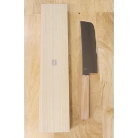 Japanese Nakiri Knife - SHIZU HAMONO - Yuri series - Stainless steel - Size: 16.5cm