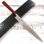 Couteau Japonais Yanagiba - KAGEKIYO - Urushi Akaro Serie - Inox ginsan - Taille : 30cm