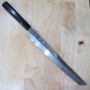 Couteau japonais Sakimaru Yanagiba - MIURA - Obidama Serie - finition miroir - Shirogami 2 - Bois d'ébène - Taille : 27/30cm