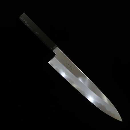 Couteau de Chef Japonais - KAGEKIYO - Urushi Ryokuro green Serie - Acier blanc No.1 - Taille : 21/24cm