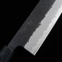 Couteau japonais Nakiri -MIURA- Aogami super nashiji -Taille:16.5cm
