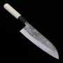 Couteau japonais santoku - MIURA - Acier bleu carbone Nashiji Serie - Taille : 16,5cm