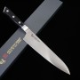 Couteau japonais de Chef Gyuto - ZANMAI - Série Classic Damascus Black - Dimension: 18 / 21 / 24cm