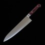 Couteau Gyuto de chef japonais - SUISIN - Suède Inox - Premium Wine Black Micarta - Tailles : 21 / 24cm