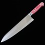 Couteau Gyuto de chef japonais - SUISIN - Suède Inox - Premium Red Micarta - Tailles : 21 / 24cm