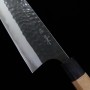 Couteau japonais nakiri - MASAKAGE- Blue Super - Kurouchi - Koishi Serie - Taille:16.5cm