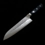 Couteau japonais santoku MIURA Ginsan inoxydable Taille : 18cm